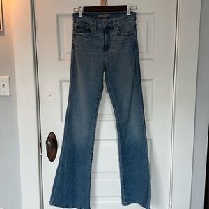 Joes Jeans High Rise Flare Jeans Size 25 Medium Wash Denim EUC